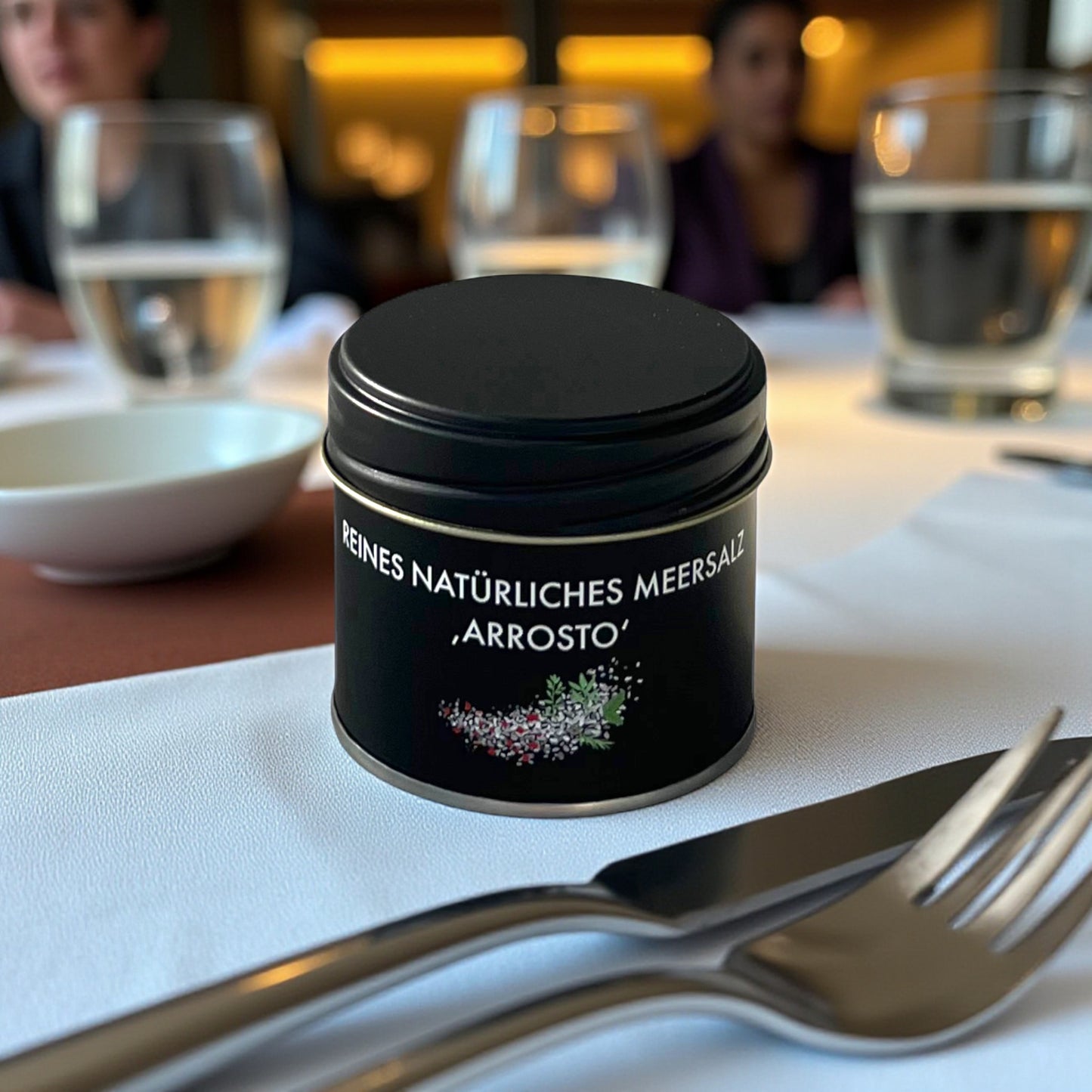 Black Edition: Meersalz Gewürzmischung "Arrosto"