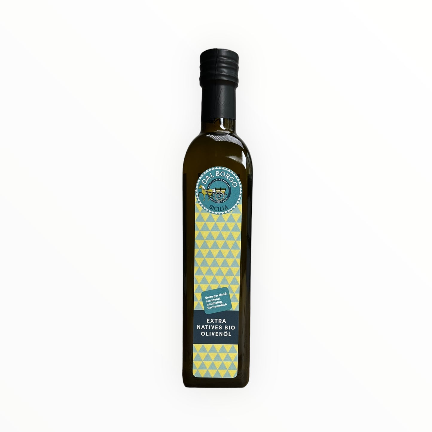 Sizilianisches Natives Bio Olivenöl Extra, 0,5 l Flasche