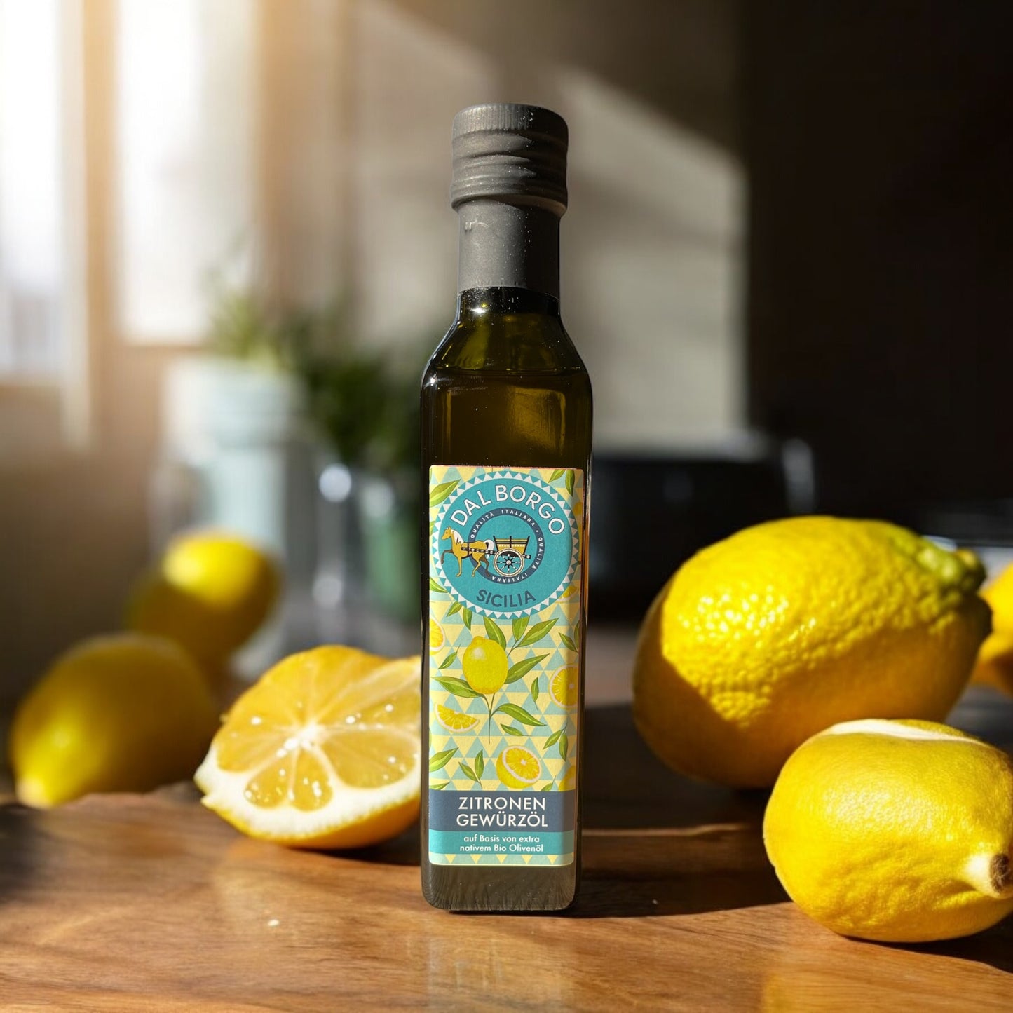 AROMA SPECIAL: Zitronen-, Rosmarin- & Peperoncini Gewürzöl in 250 ml Flaschen