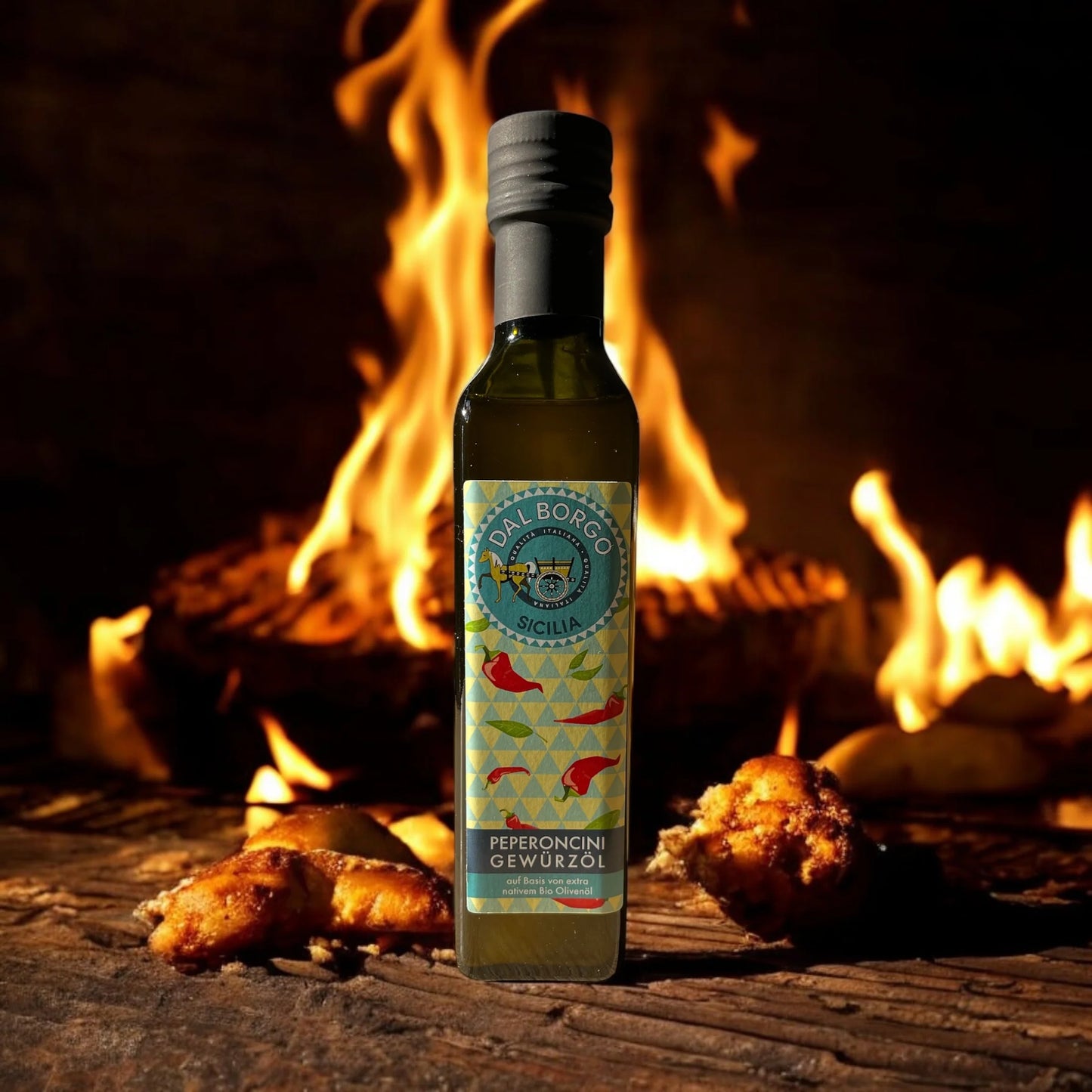 AROMA SPECIAL: Zitronen-, Rosmarin- & Peperoncini Gewürzöl in 250 ml Flaschen