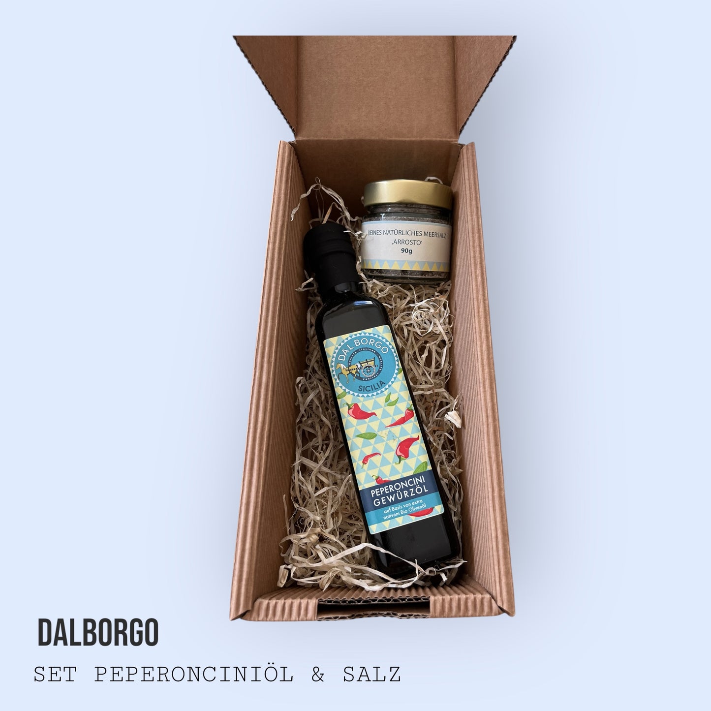 Geschenkset Peperonciniöl & Salz