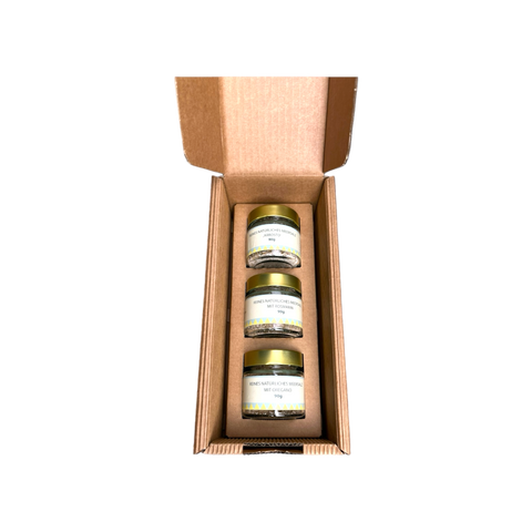 Geschenkset IV Meersalz x 3 in Geschenkkarton