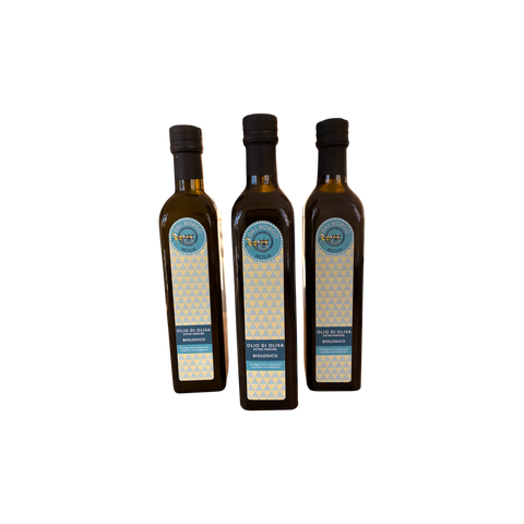 Neue Ernte: BIO SPECIAL – 3 x 0,5 l Sizilianisches Bio Olivenöl Extra Vergine