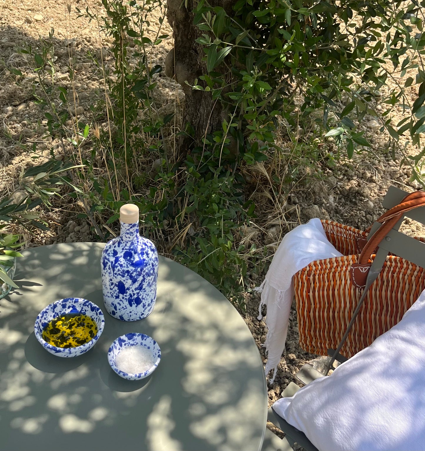 500 ml Extra Vergine Bio Olivenöl in Keramikflasche Erice