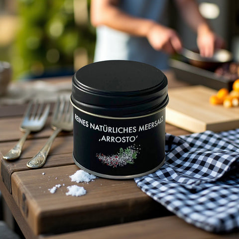 Black Edition: Meersalz Gewürzmischung "Arrosto"