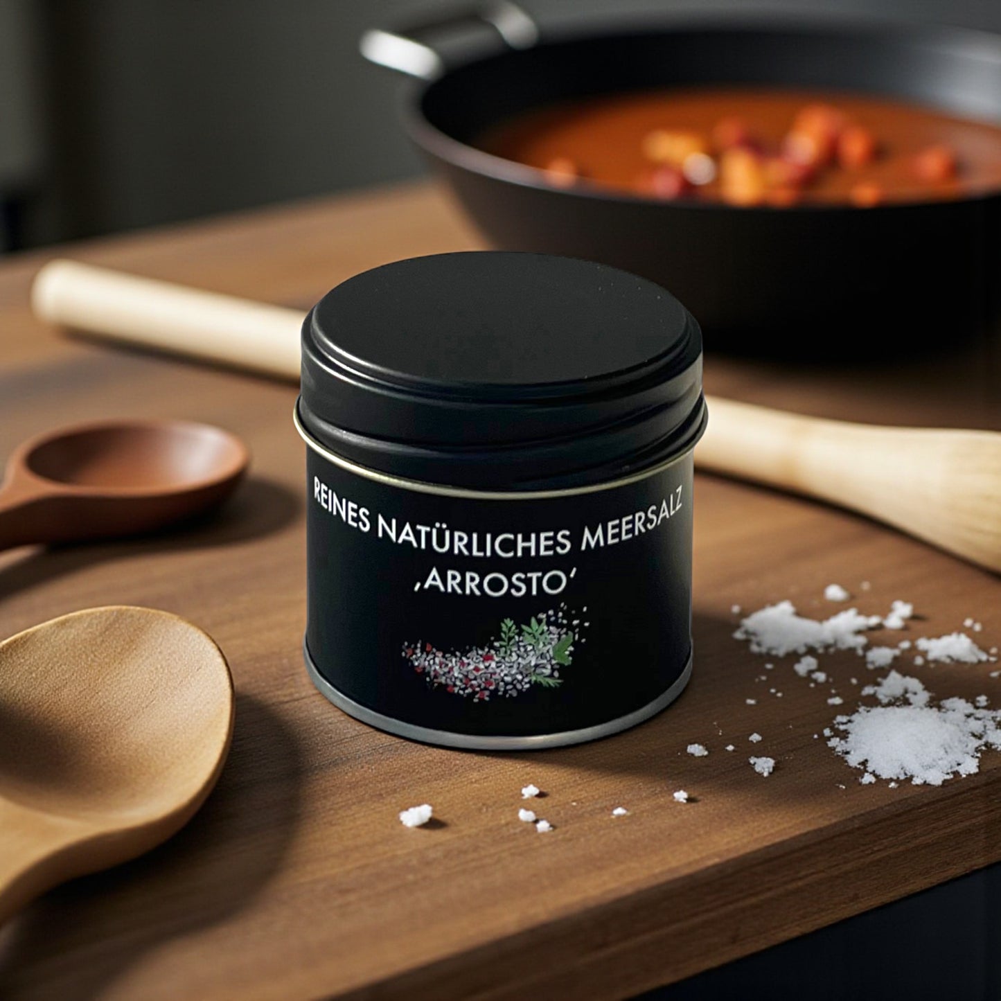 Black Edition: Meersalz Gewürzmischung "Arrosto"