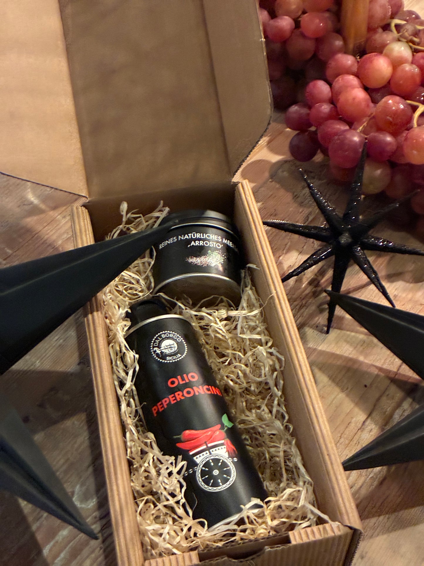 Black Edition: Geschenkset Olio Peperoncino & Salz