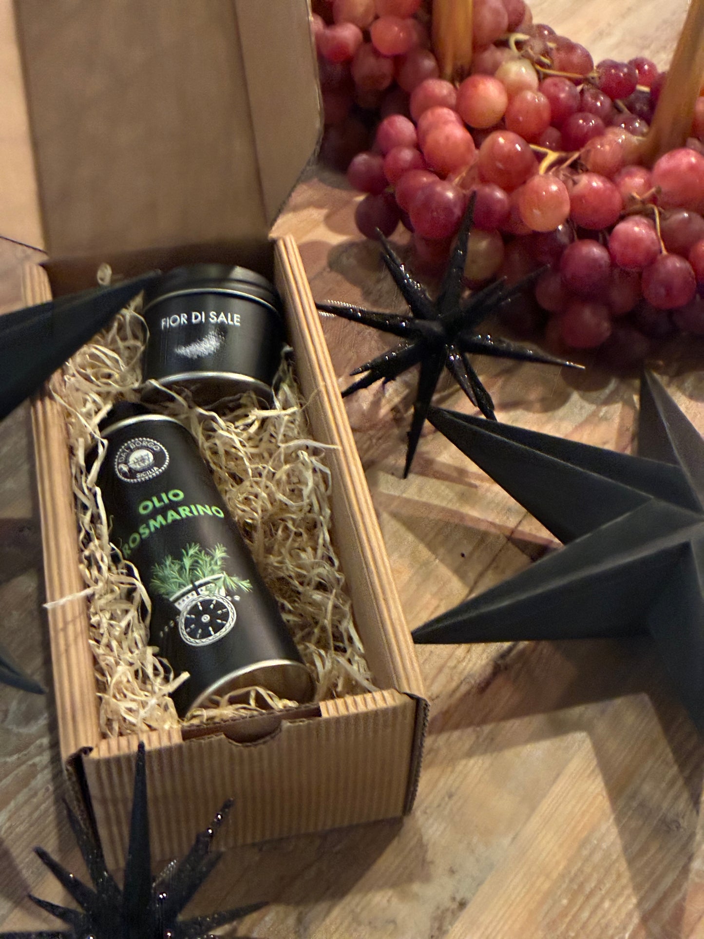 Black Edition: Geschenkset Olio Rosmarino & Salz