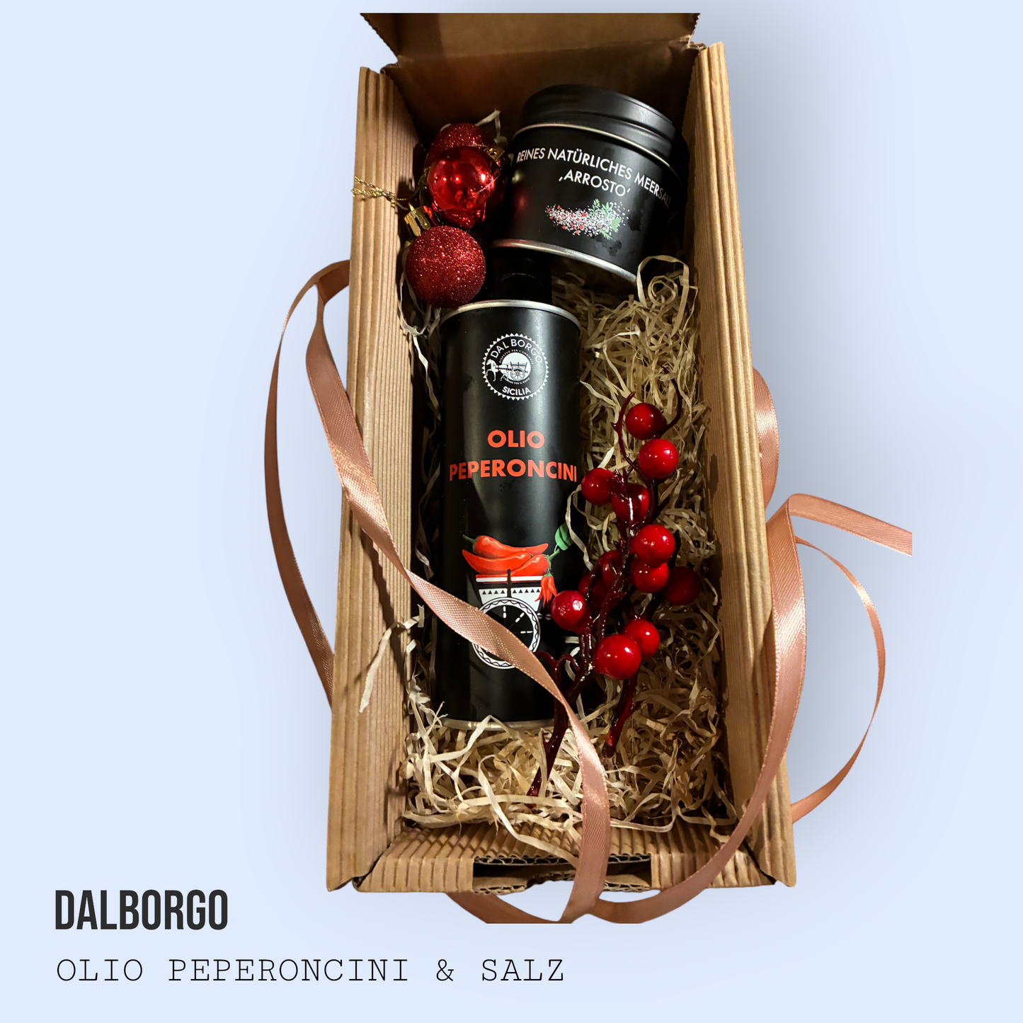 Black Edition: Geschenkset Olio Peperoncino & Salz