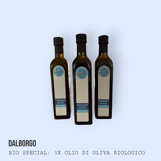 Neue Ernte: BIO SPECIAL – 3 x 0,5 l Sizilianisches Bio Olivenöl Extra Vergine