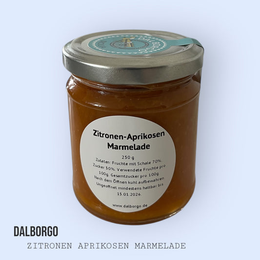 Zitronen-Aprikosen Marmelade 250g
